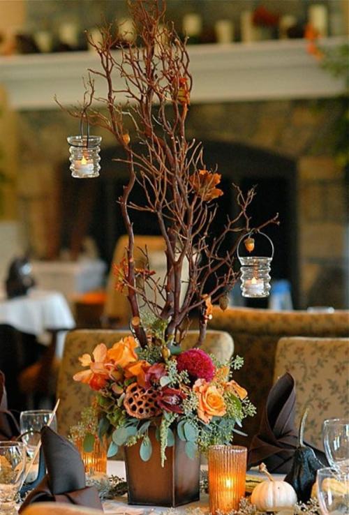 Что можно сделать из веток на даче. Украшение разнообразных предметов