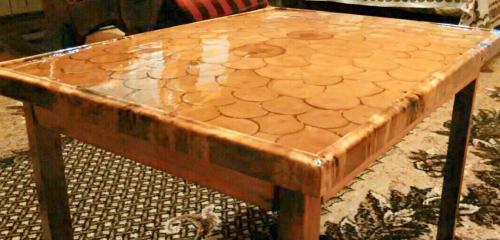 Стол со спила. Особенности столов из спилов