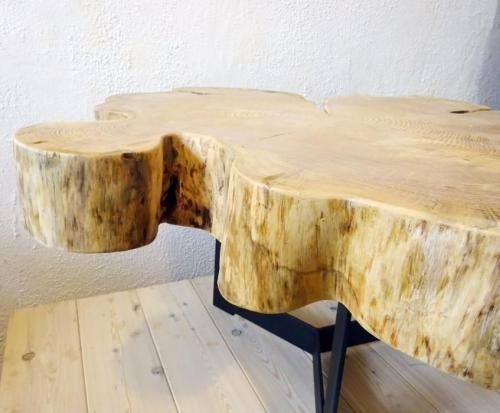 Стол из торцевых спилов. Стол из спила дерева – инструкция по изготовлению, уходу и использованию в дизайне (110 фото)