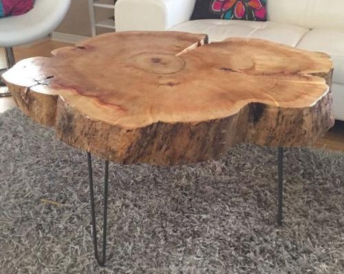 Стол со спила. Особенности столов из спилов