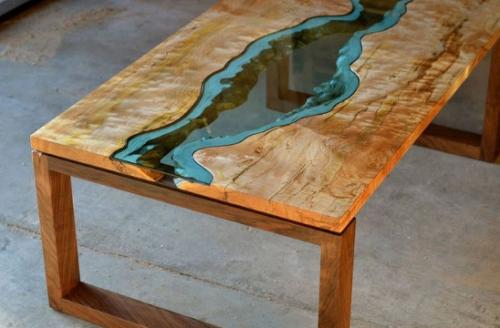 Стол со спила. Особенности столов из спилов