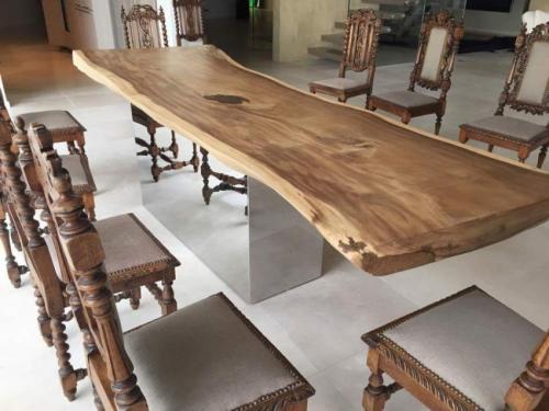 Стол из спила дерева своими руками. Стол из спила дерева – инструкция по изготовлению, уходу и использованию в дизайне (110 фото)