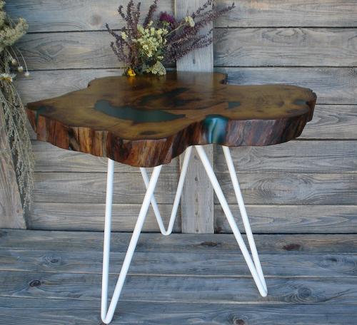 Спил дерева для столешницы. Стол из спила дерева – инструкция по изготовлению, уходу и использованию в дизайне (110 фото)