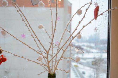 Сухие ветки для декора. Эко-декор: 35 идей декора из веток для дома