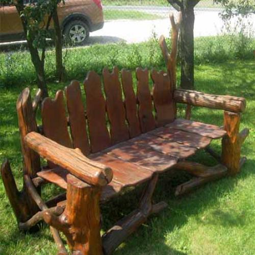 Садовая мебель из веток и коряг. Садовая мебель из дерева, веток, пеньков и коряг