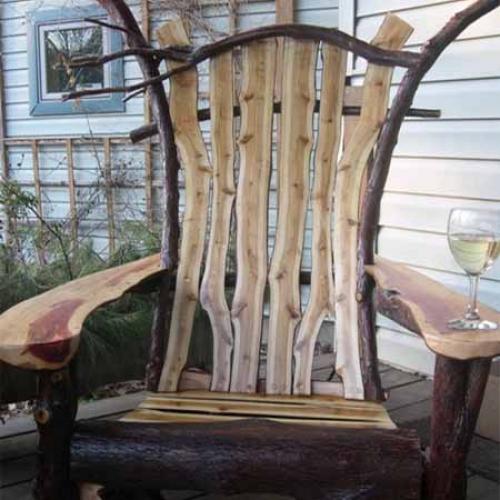 Садовая мебель из веток и коряг. Садовая мебель из дерева, веток, пеньков и коряг