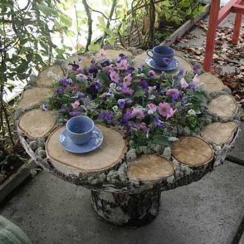 Садовая мебель из веток и коряг. Садовая мебель из дерева, веток, пеньков и коряг