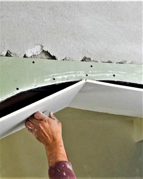 Монтаж каркаса арки под гипсокартон. Монтаж арки из гипсокартона