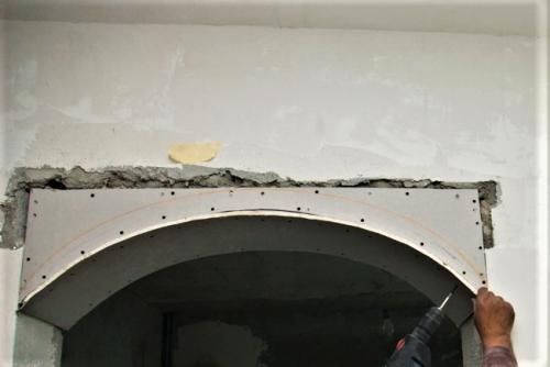 Монтаж каркаса арки под гипсокартон. Монтаж арки из гипсокартона