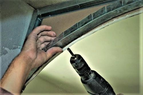 Монтаж каркаса арки под гипсокартон. Монтаж арки из гипсокартона