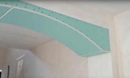 Как сделать арку из гипсокартона в дверном проеме своими руками. Обрабатываем и декорируем арку