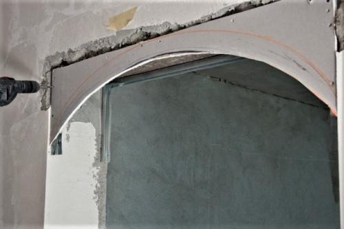 Монтаж каркаса арки под гипсокартон. Монтаж арки из гипсокартона