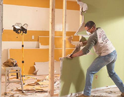 Демонтаж арки из гипсокартона. Демонтаж гипсокартона — сколько в среднем стоит?