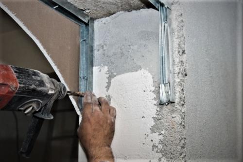 Монтаж каркаса арки под гипсокартон. Монтаж арки из гипсокартона