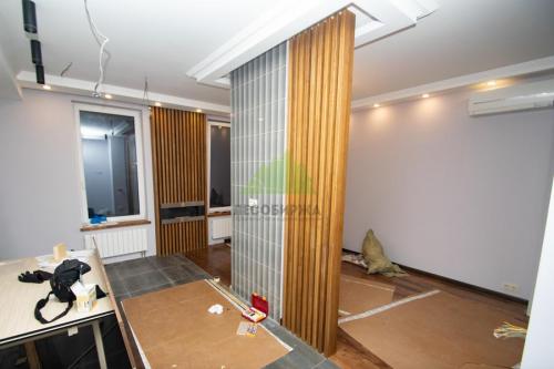 Декоративная стенка из больших деревянных спилов.. Технология изготовления 02 Декоративная стенка из больших деревянных спилов.. Технология изготовления 02