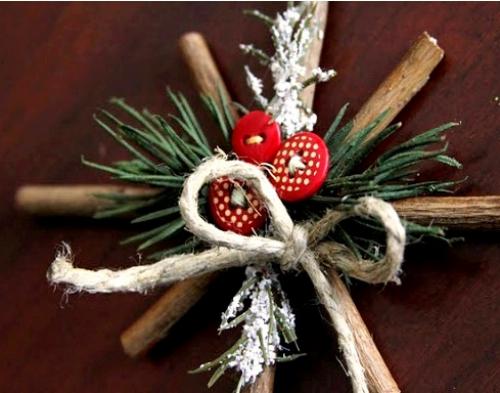 Поделки из спилов дерева на Новый год. на Новый Год.