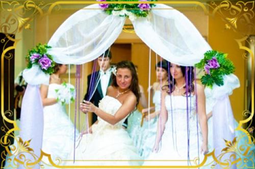 Варианты оформления свадебных арок цветами. Варианты украшения арок 02