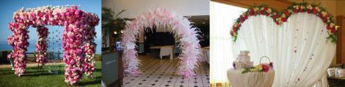 Варианты оформления свадебных арок цветами. Варианты украшения арок 07 Варианты оформления свадебных арок цветами. Варианты украшения арок 07