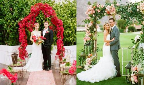Варианты оформления свадебных арок цветами. Варианты украшения арок 03 Варианты оформления свадебных арок цветами. Варианты украшения арок 03