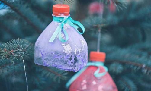 Украсить елку на улице своими руками. Украшение ёлки на улице на Новый год своими руками. 6 простых вариантов самодельных ёлочных игрушек