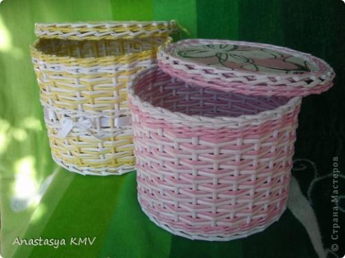 Плетение корзин из газетных трубочек. Начало плетения — формируем донышко 20 Плетение корзин из газетных трубочек. Начало плетения — формируем донышко 20
