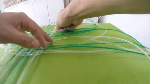 Плетение корзин из пластикового шнура. Корзина на основе веревки из пластиковой бутылки