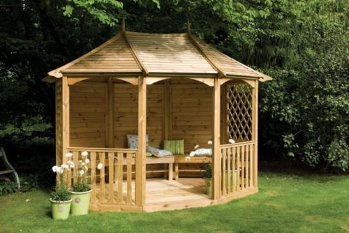 Беседка из металла и дерева своими руками. Беседка своими руками для дачи из дерева и металла. Как построить летнюю из подручных материалов беседку с мангальной зоной?