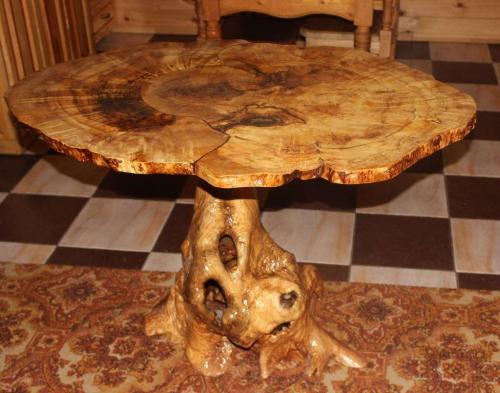 Ножки для стола из спила. Как сделать столешницу из среза дерева