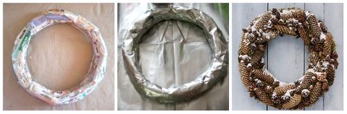 Ветки на новый год своими руками. Как сделать рождественский и новогодний венок на дверь, мастер класс 13 Ветки на новый год своими руками. Как сделать рождественский и новогодний венок на дверь, мастер класс 13