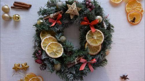 Ветки на новый год своими руками. Как сделать рождественский и новогодний венок на дверь, мастер класс 10 Ветки на новый год своими руками. Как сделать рождественский и новогодний венок на дверь, мастер класс 10