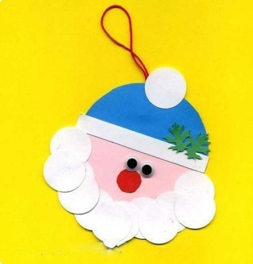 Новогодняя композиция своими руками в школу. Новогодние поделки из бумаги