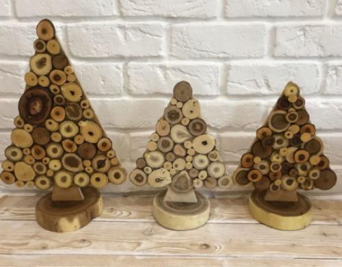 Новогодние поделки из дерева. Интересные поделки на Новый год из дерева в детский сад