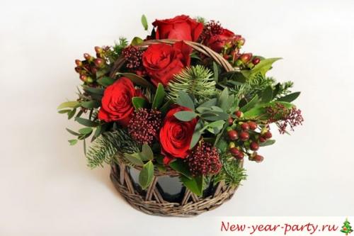 Новогодняя экибана своими руками. Мастер-класс: новогодняя икебана своими руками 05 Новогодняя экибана своими руками. Мастер-класс: новогодняя икебана своими руками 05