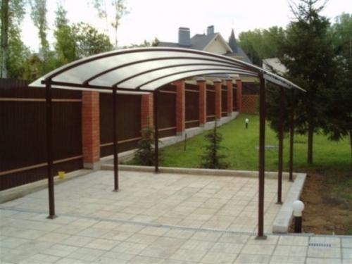 Сделай навес для автомобиля из поликарбоната своими.. Преимущества навесов