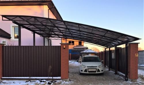 Навес для машины своими руками из металла чертежи. Разновидности навесов