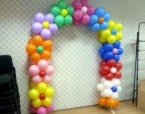 Свадебная арка из воздушных шаров. Как сделать арку из воздушных шаров 07