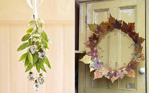 Новогодняя экибана на стол своими руками. Подготовка материала для плоских композиций