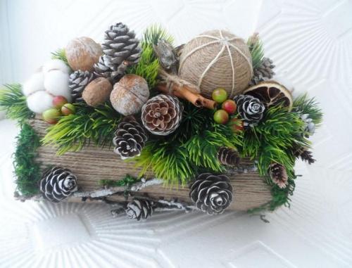 Композиция из сосновых веток своими руками. Как своими руками создать волшебную новогоднюю композицию для украшения праздника