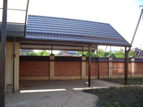 Арочный навес из поликарбоната. Особенности арочных конструкций из поликарбоната 06