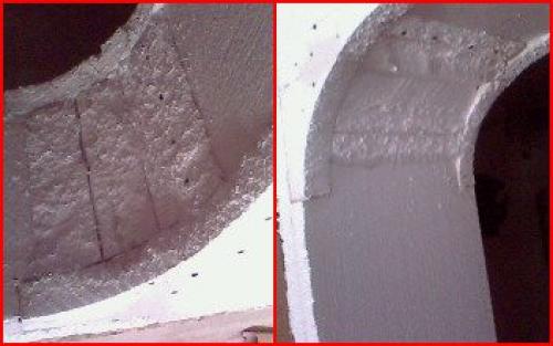 Как сделать арку в дверном проеме из пенопласта. Межкомнатная арка из пенопласта