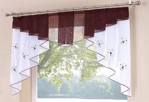 Шторы аркой на кухню. Особенности 01 Шторы аркой на кухню. Особенности 01