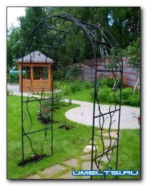 Полуарка для роз. Арка для плетистой розы своими руками