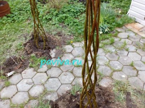 Арка из ивы своими руками. Арка для сада