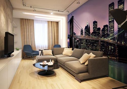 Интерьер гостиной в хрущевке с аркой. Особенности 03 Интерьер гостиной в хрущевке с аркой. Особенности 03