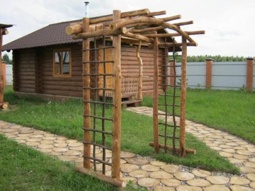 Как выбрать материал и растения для арки. Материал для арок