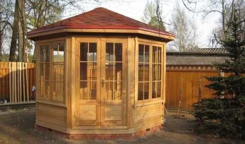 Беседка своими руками чертеж. Крыша