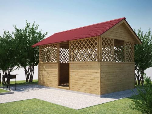 Как сделать садовую беседку своими руками. Чертежи и размеры для самых красивых беседок 17 Как сделать садовую беседку своими руками. Чертежи и размеры для самых красивых беседок 17