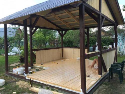 Беседка из жердей. Строительство беседки своими руками (100 фото): поэтапный мастер-класс по строительству, виды конструкции + дельные советы мастеров