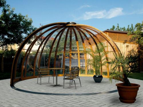 Круглая беседка, как называется. Круглые беседки для дачи –, что выбрать и как построить