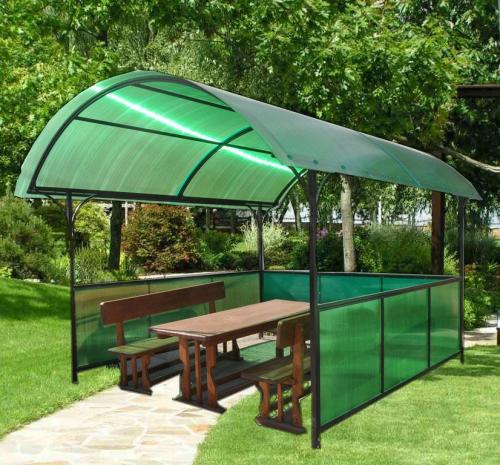 Круглая беседка с куполом своими руками. Самостоятельное сооружение ротонды – круглой беседки 06